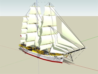 各种船设计su模型合集